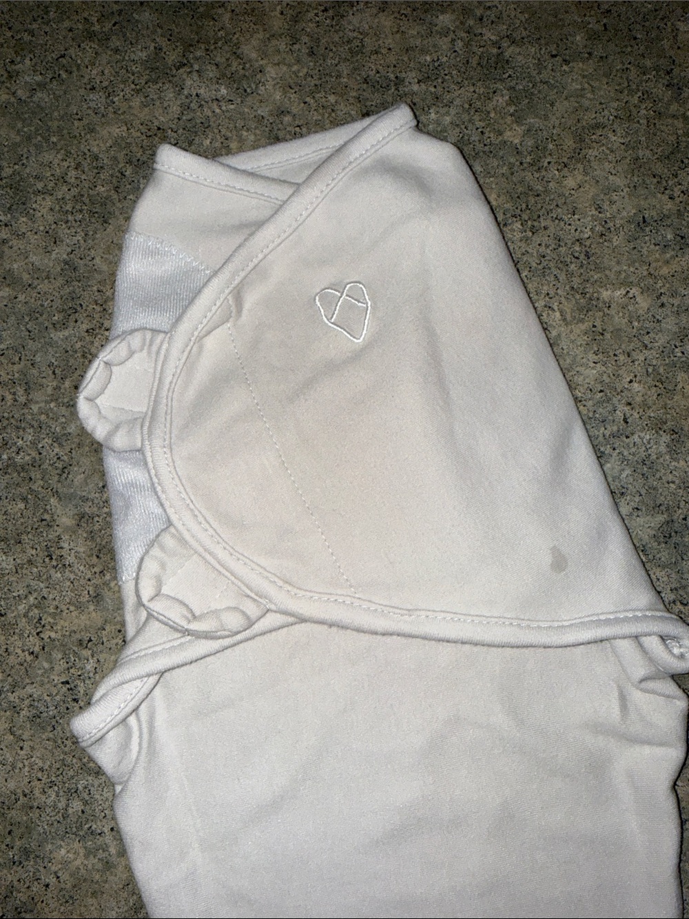 SwaddleMe Cream Soft Baby Swaddle with Heart Logo